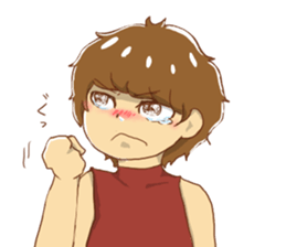 gentle elder sister and her brother sticker #8931453