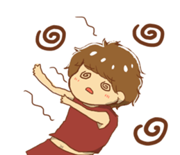 gentle elder sister and her brother sticker #8931457