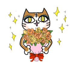 Musical cats sticker #8932054