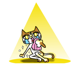 Musical cats sticker #8932057