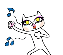 Musical cats sticker #8932059