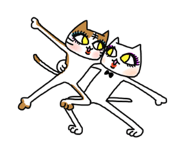Musical cats sticker #8932061