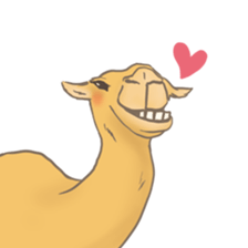 Easygoing Camel sticker #8932164