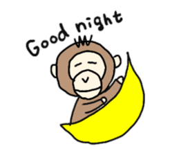 It is a girl a pig and a monkey sticker #8932210