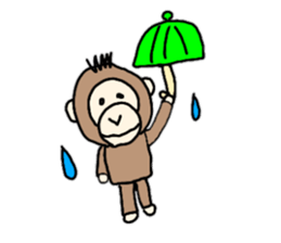 It is a girl a pig and a monkey sticker #8932218