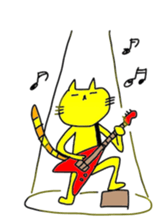 yellowyellow cat sticker #8932403