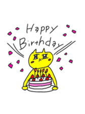 yellowyellow cat sticker #8932415