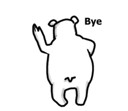 white bear world sticker #8932707