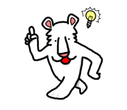 white bear world sticker #8932730