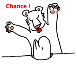 white bear world sticker #8932736