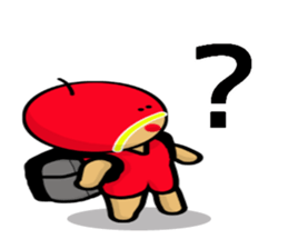 Children's mask man sticker #8933754