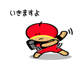 Children's mask man sticker #8933760