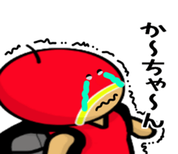 Children's mask man sticker #8933766