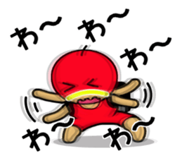 Children's mask man sticker #8933776