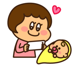 Ruri and baby 1 sticker #8934907