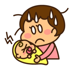 Ruri and baby 1 sticker #8934911