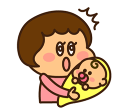 Ruri and baby 1 sticker #8934917