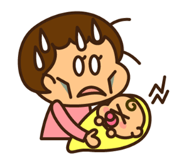Ruri and baby 1 sticker #8934921