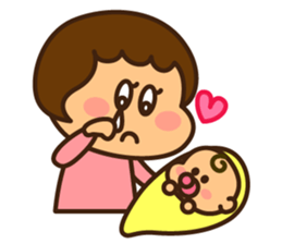 Ruri and baby 1 sticker #8934923