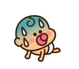 Ruri and baby 1 sticker #8934939