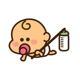 Ruri and baby 1 sticker #8934940