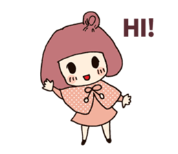 Cute girl MARINI sticker #8935268