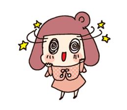 Cute girl MARINI sticker #8935295