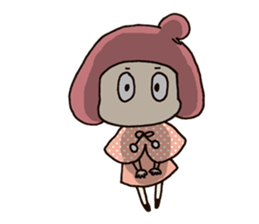 Cute girl MARINI sticker #8935303