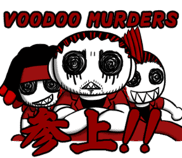 VOODOO MURDERS Sticker sticker #8935454