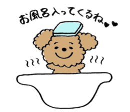 pretty girl and dog sticker #8936411