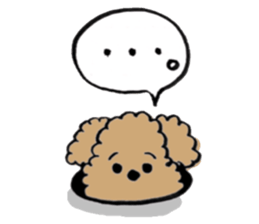 pretty girl and dog sticker #8936415