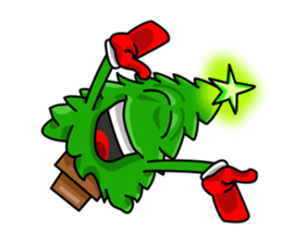 Nwell the Christmas tree sticker #8937353