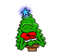 Nwell the Christmas tree sticker #8937358
