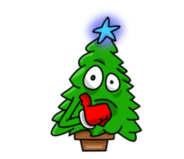 Nwell the Christmas tree sticker #8937359