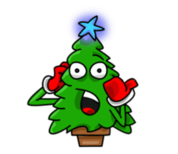 Nwell the Christmas tree sticker #8937360