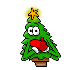 Nwell the Christmas tree sticker #8937366