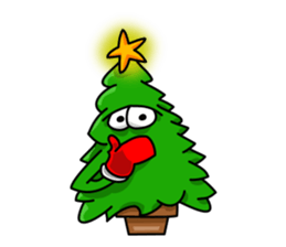 Nwell the Christmas tree sticker #8937372
