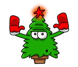 Nwell the Christmas tree sticker #8937377