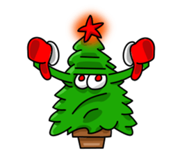 Nwell the Christmas tree sticker #8937378