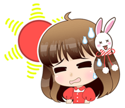 Sandy say hello sticker #8938839