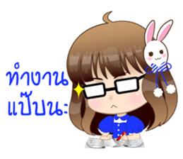 Sandy say hello sticker #8938844