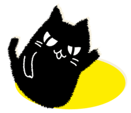 Feeling of a black cat sticker #8939144