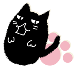 Feeling of a black cat sticker #8939145