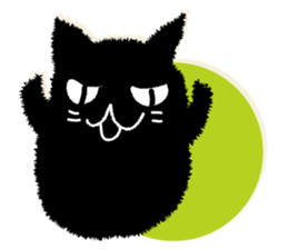 Feeling of a black cat sticker #8939146