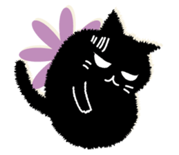 Feeling of a black cat sticker #8939152