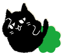 Feeling of a black cat sticker #8939159