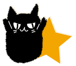 Feeling of a black cat sticker #8939160