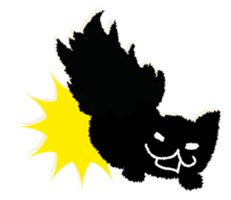 Feeling of a black cat sticker #8939161