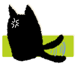 Feeling of a black cat sticker #8939163