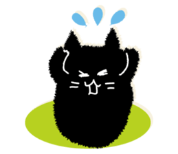 Feeling of a black cat sticker #8939164